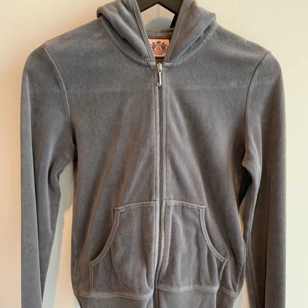 Juicy Couture Athleisure Zippered Jacket Hoodie L